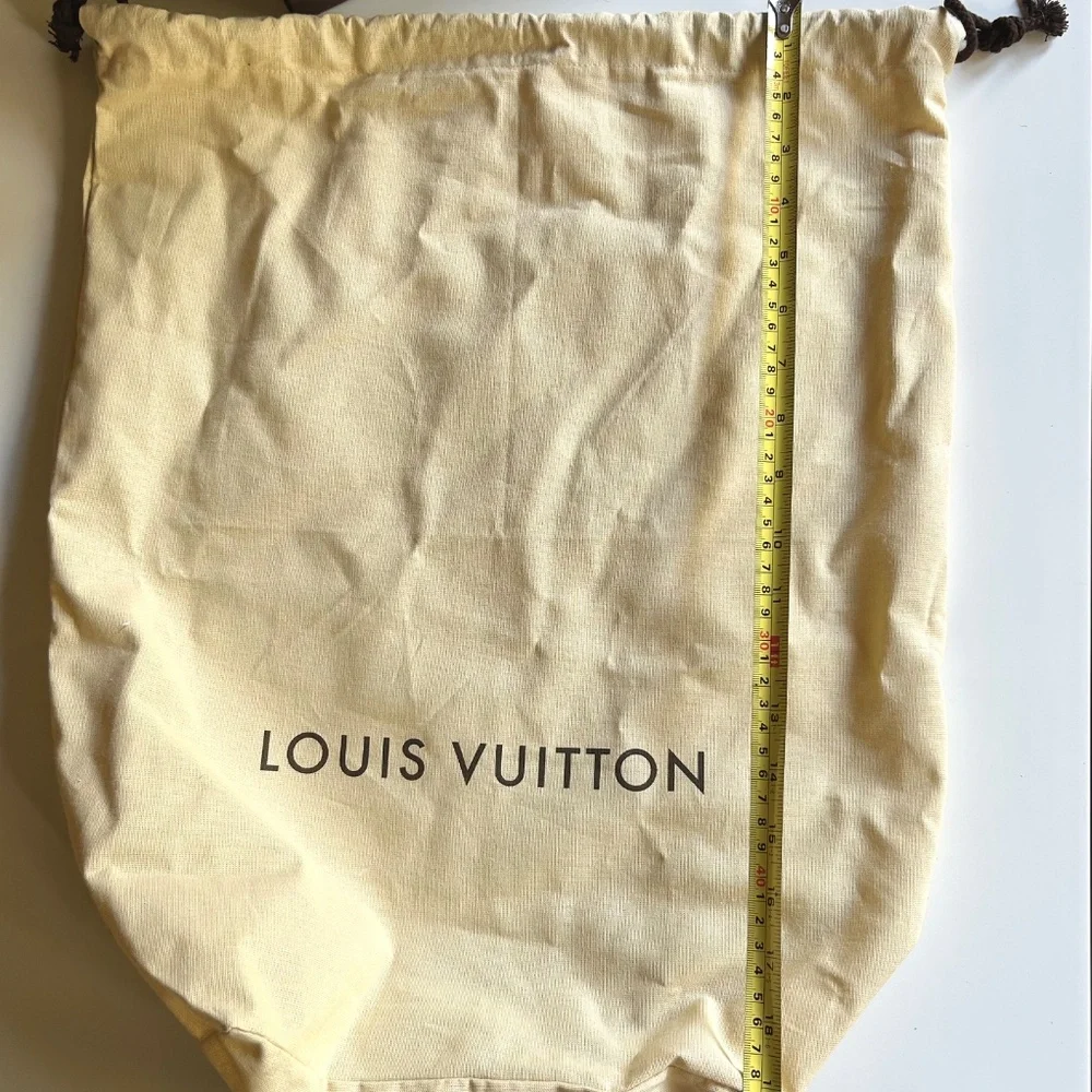 Authentic Louis Vuitton Large Dust Bag Cream color